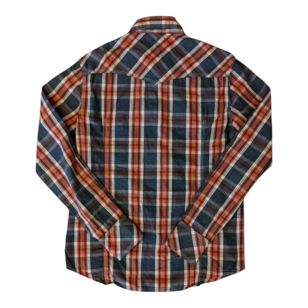 True Religion Western Casual Pearl Button Plaid Button Down Shirt 3XL Y2K - Picture 2 of 5